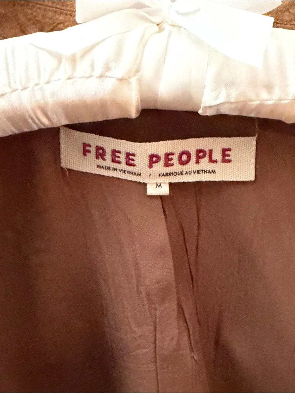 Free People Cropped Brown Blazer Jacket